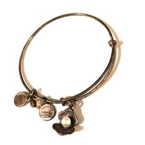 Alex & Ani® - Oyster Bangle in Rafaelian Silver